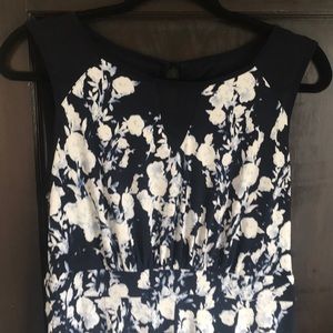 EnFocus graphic print fit and flare dress